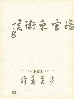 侯卫东官场笔记8