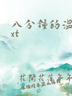 八分钟的温暖txt