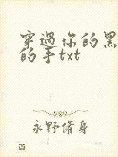 穿过你的黑发我的手txt