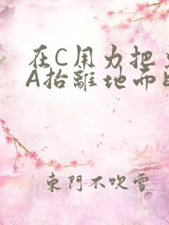 在C用力把桌腿A抬离地面时小说