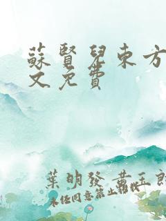 苏贤儿东方衍全文免费