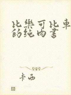 比乐可比车速快的纯肉书