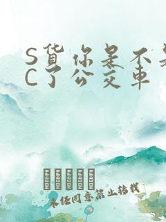S货你是不是欠C了公交车