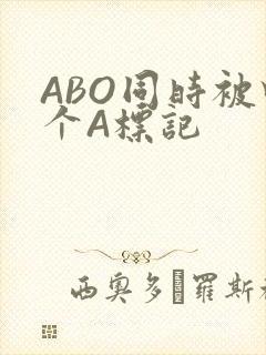 ABO同时被四个A标记
