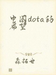 中国dota的希望