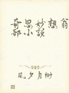 奇思妙想翁的全部小说