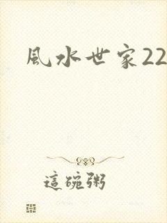 风水世家229