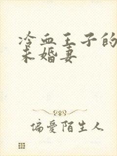 冷血王子的贫穷未婚妻