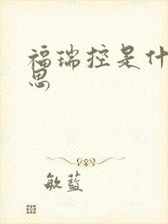 福瑞控是什么意思
