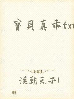 宝贝真乖txt