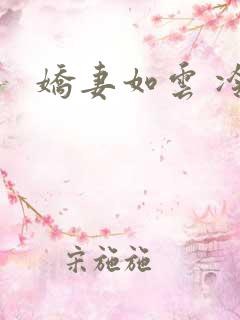 娇妻如云 冷雨