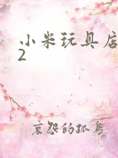 小米玩具店老板2