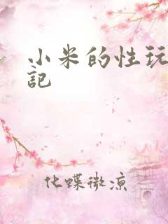 小米的性玩具日记