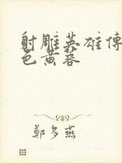 射雕英雄传之肉色黄蓉