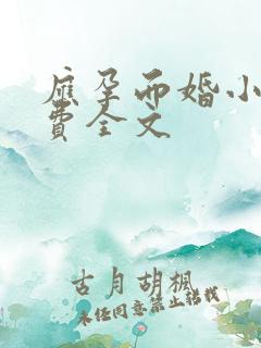 应孕而婚小说免费全文