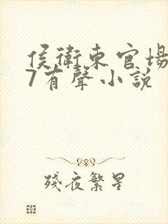 侯卫东官场笔记7有声小说