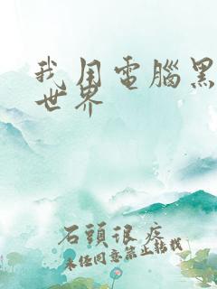 我用电脑黑了全世界