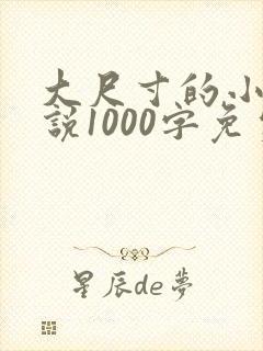 大尺寸的小黄说说1000字免费