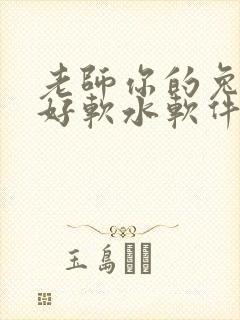 老师你的兔兔子好软水软件