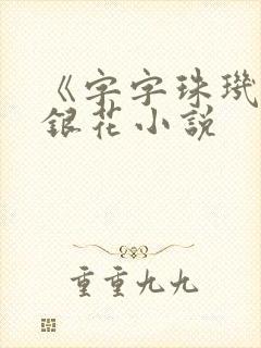 《字字珠玑》金银花小说