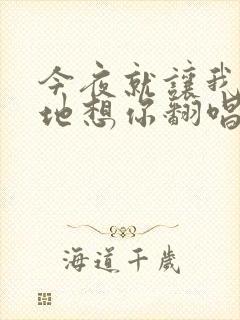 今夜就让我狠狠地想你翻唱版本