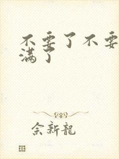 不要了不要了太满了