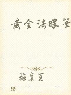 黄金法眼笔趣阁