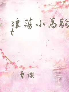 浪荡小马驹txt