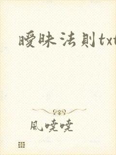 暧昧法则txt