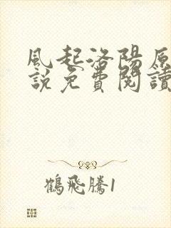 风起洛阳原著小说免费阅读