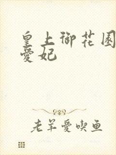 皇上御花园中要爱妃