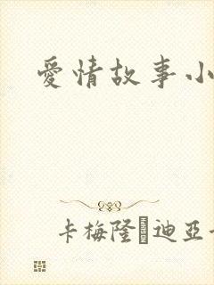 爱情故事小说