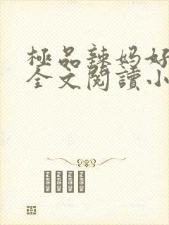 极品辣妈好v5全文阅读小说