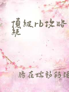 顶级rb攻略系统