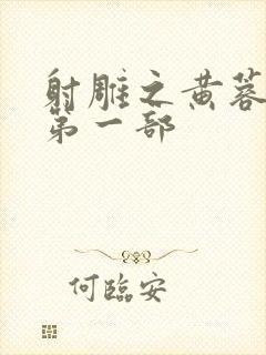 射雕之黄蓉新传第一部