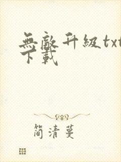 无敌升级txt下载