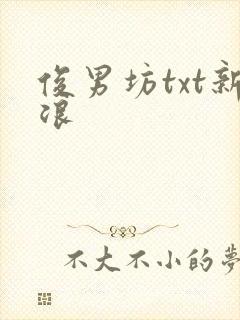 俊男坊txt新浪