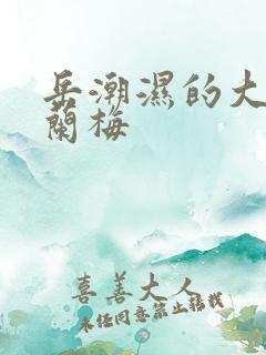 岳潮湿的大肥赵兰梅