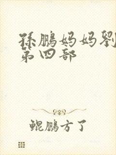 孙鹏妈妈刘淑英第四部