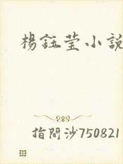 杨钰莹小说阅读