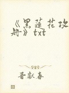 《黑莲花攻略手册》txt