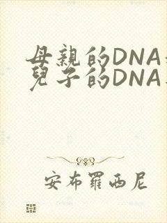 母亲的DNA和儿子的DNA是一样的吗