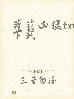 萝莉凶猛txt下载
