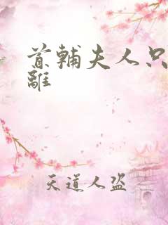 首辅夫人只想和离