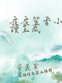 夜夜笙香小说阅读王成