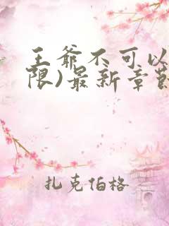 王爷不可以!(限)最新章节