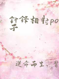 针锋相对po镜子