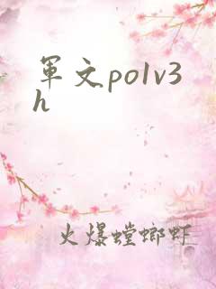 军文po1v3h