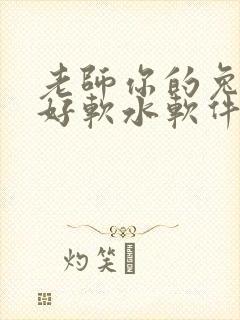 老师你的兔兔子好软水软件