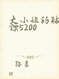 大小姐的贴身保镖5200